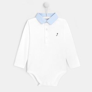 Jacadi Toddler Bodysuit with Oxford Collar